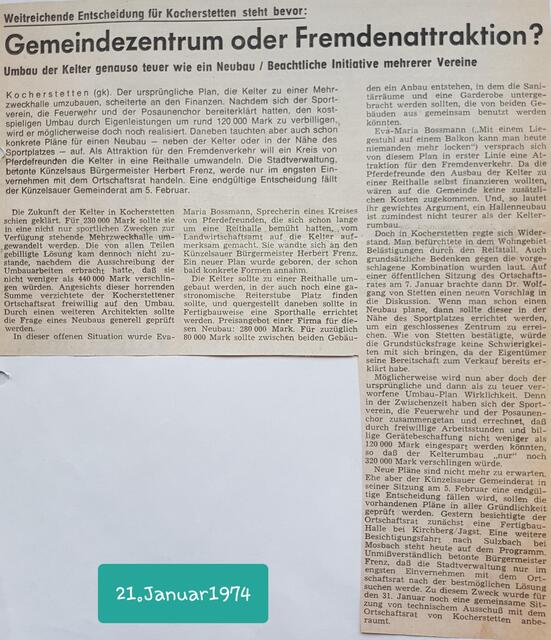 HZ vom 21.01.1974