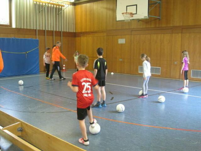 Projekttag Fußball im April 2019