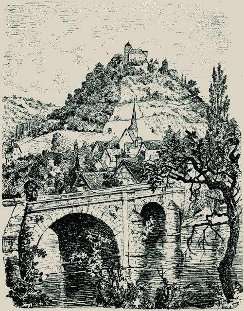 Historische Darstellung von Kocherstetten