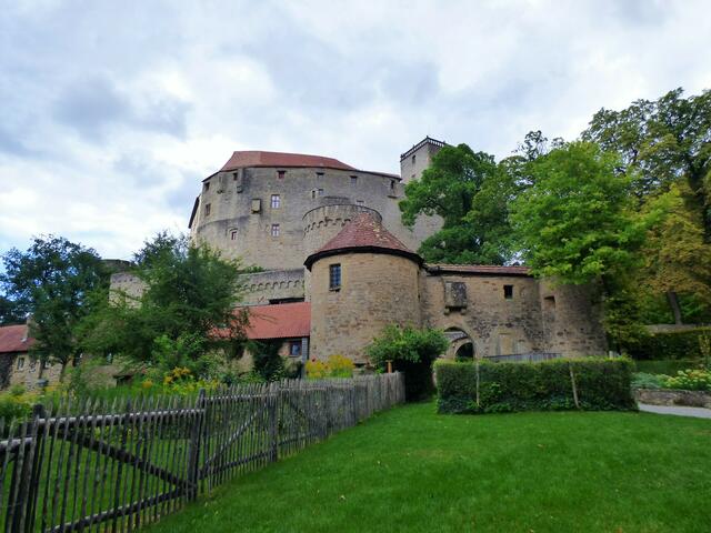 Die Rückseite der Burg