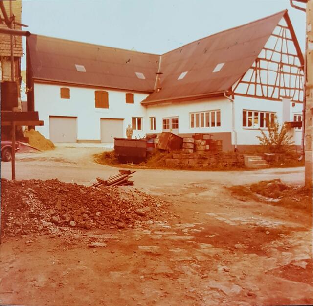 Renovierungsarbeiten um 1978