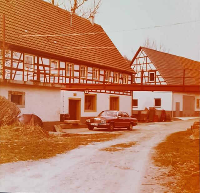 Die renovierte ehemalige Mühle um 1978