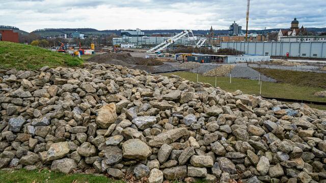 BuGa-Brücke vom Neckarbogen aus aufgenommen