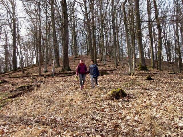 Mutter und Tochter, Walk and Talk für ein Schulprojekt