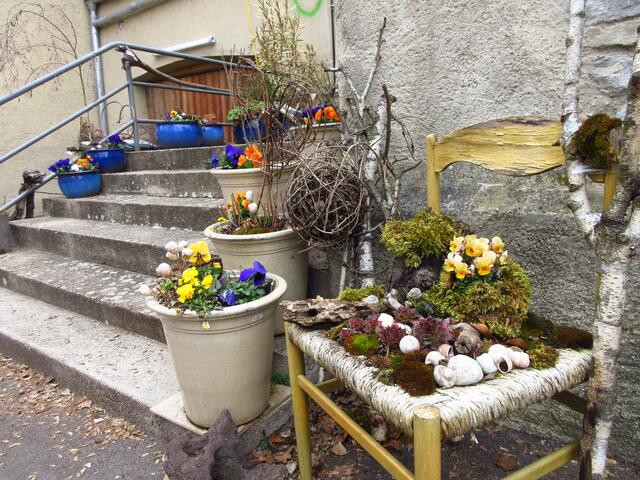 Gesehen im Klosterhof, Lauffen, 23.03.