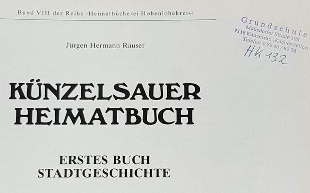 Sehr interessante Literatur mit vielen historischen Fotos, Band II enthält u.a. die Geschichte von Kocherstetten !