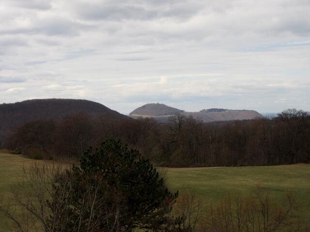 Blick zum Roßberg, 869 m NN
