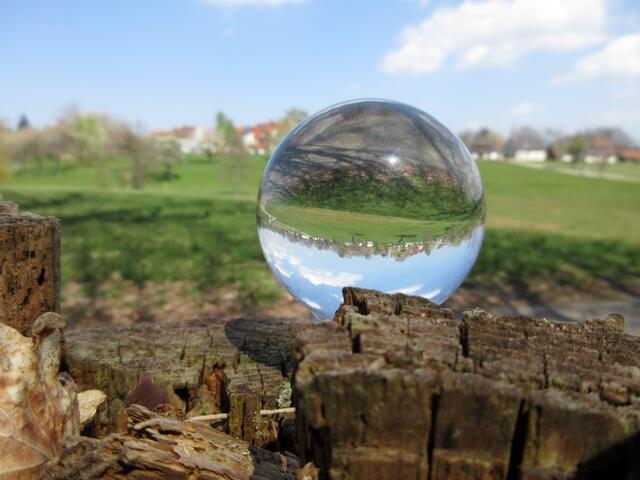 Auch der Lens-Ball durfte mit