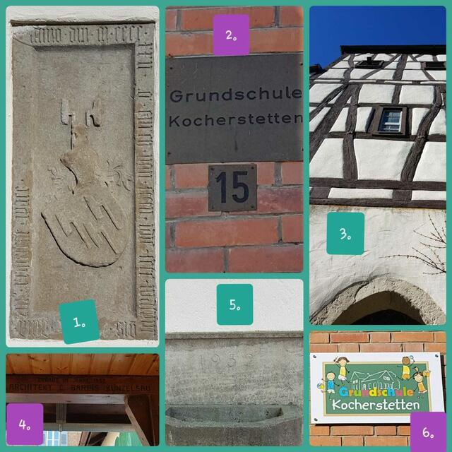 Collage zum sechsteiligen Rätsel