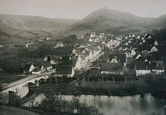 Kocherstetten um 1920, aus dem Famlienalbum von Ute Hannemann