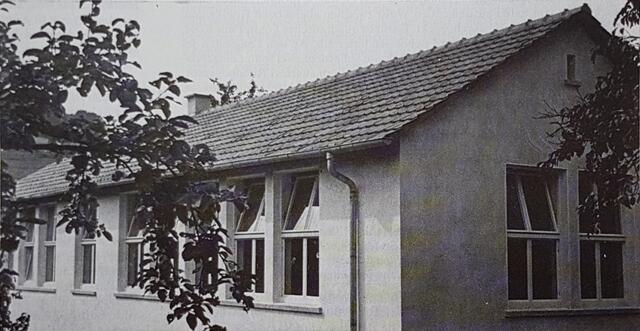 Der Anbau von 1952, Quelle:  Heimatbuch Künzelsau Band II, Jürgen Hermann Rauser, 1984, S.283, Abbildung 516