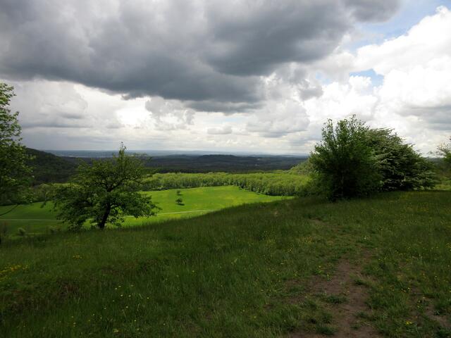 Wir sind nicht nass geworden, durften aber diese Wetterkapriolen miterleben.