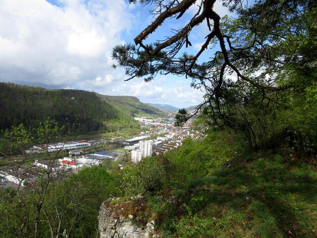 Eine Tolle Aussicht vom Galgenfels über Albstadt-Ebingen.