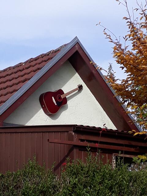 "musikalisches" Gartenhäuschen