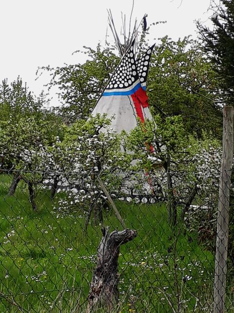 Tipi statt Hütte