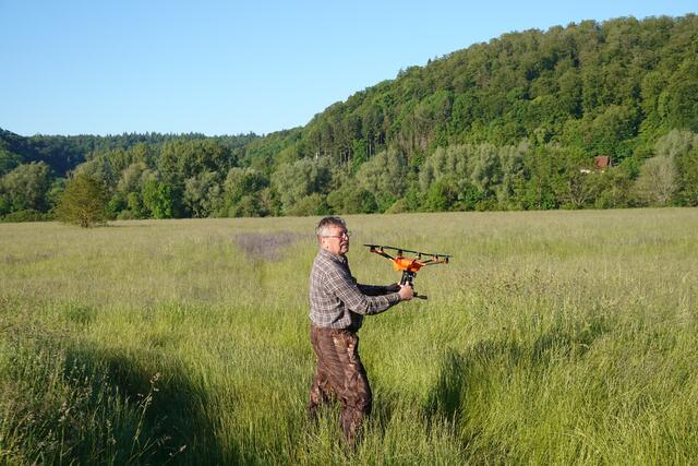 Drohneneinsatz beendet, nach zweieinhalb Stunden Flugzeit. Da kamen einige Akkus zum Einsat, klar!
