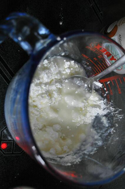 Flüssiges Kokosöl mit dem Pulver verrühren | Foto: Daniela Somers