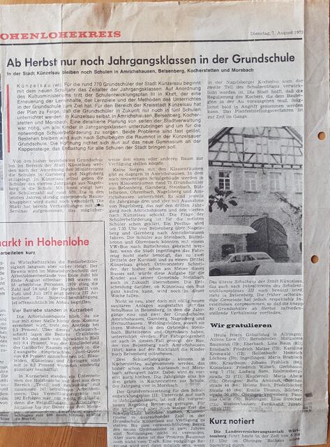 HZ vom 7. August 1973, wt = Redakteur Wendelin Schmidt