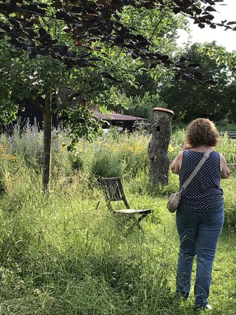 Sigrid Schlottke beim Fotografieren. | Foto: Katja Bernecker