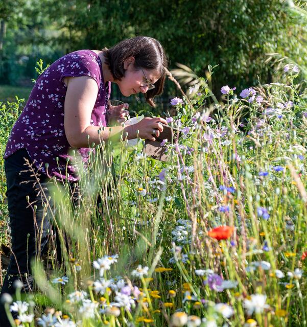 Sarah Peters auf Motivsuche. | Foto: Mario Berger