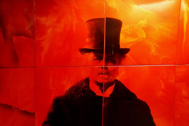 August Strindberg, Kunst in der Untergrundbahn