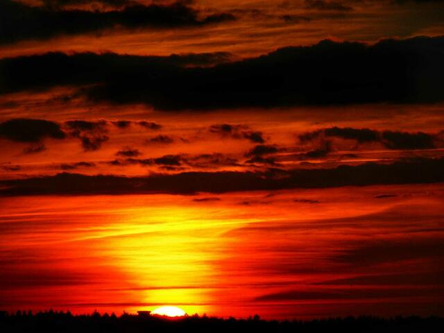 Sonnenuntergang in Eppingen
