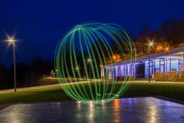 Wolfgang Müller-Bertran liebt das Fotografieren, insbesondere das Light-Painting... | Foto: Wolfgang Müller-Bertran