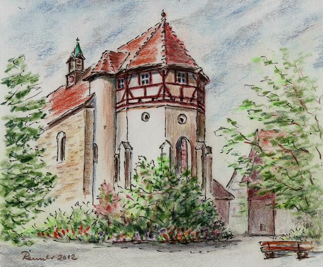 Fritz Renner ist ein Aquarellkünstler. Vielleicht erfahren wir ja bald mehr darüber, wie es dazu kam und was seine Lieblingsmotive sind? | Foto: Fritz Renner