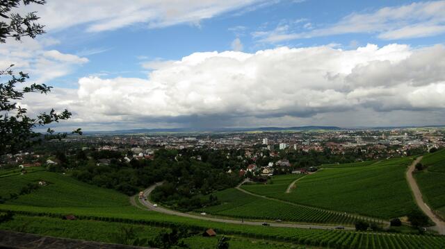 Es war schon abzusehen, dass da was auf uns zu kommt und der Regen war dann weniger stark, als man es nach diesem Bild vermutet hätte.