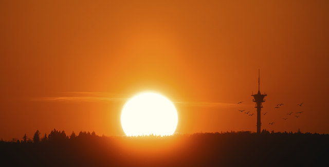 Sonnenuntergang Stromberg