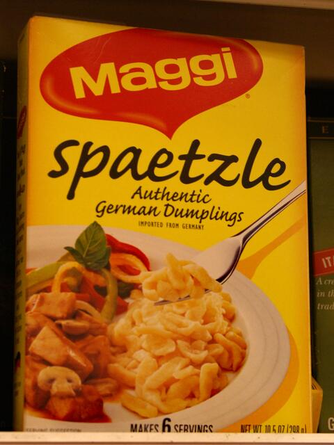 so kann man "Spätzle" auch übersetzen