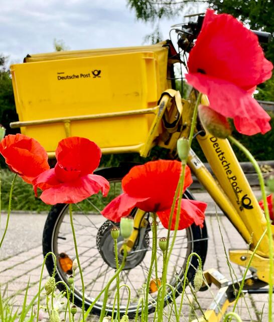 Deutsche Post am Mohntag