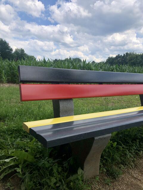 Schwarz-Rot-Gold… beim Radeln entdeckt