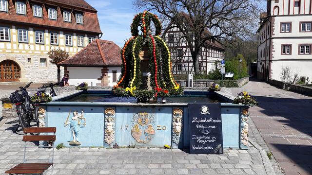 um die Osterzeit in Vellberg
