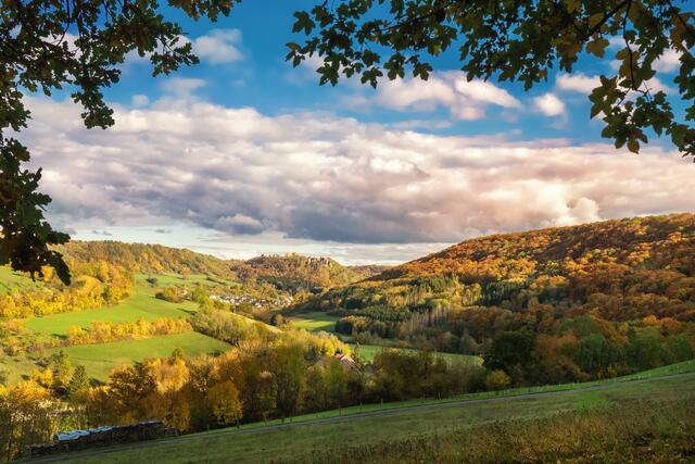 Das Kochertal zwischen Morsbach und Kocherstetten