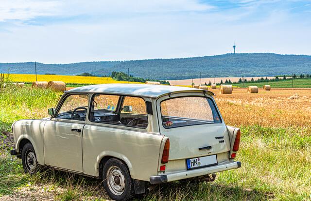Rom ist weit, Trabi, bleib lieber im Ländle...