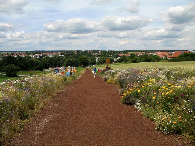 einstiger Limesverlauf mit Blick auf Öhringen und Cappel