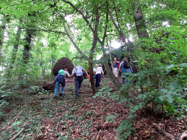 Es geht schon steil hinauf zum Reben-Ei