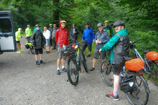 Regenschutz unter Bäumen