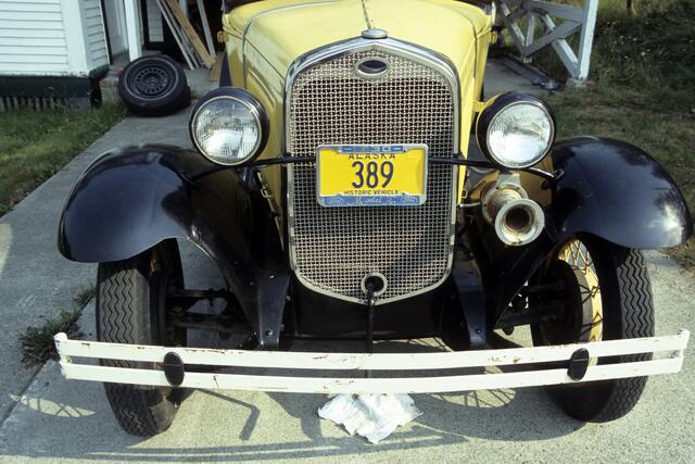 Oldtimer, noch mit Kurbel