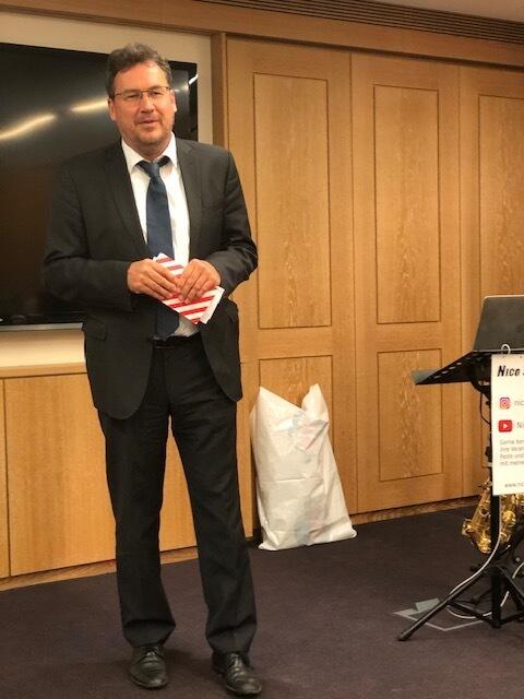 Christian von Stetten, MdB, bei seinem Grußwort