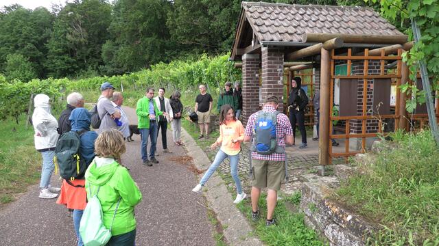 Die Wandergruppe am Zweifelsberg