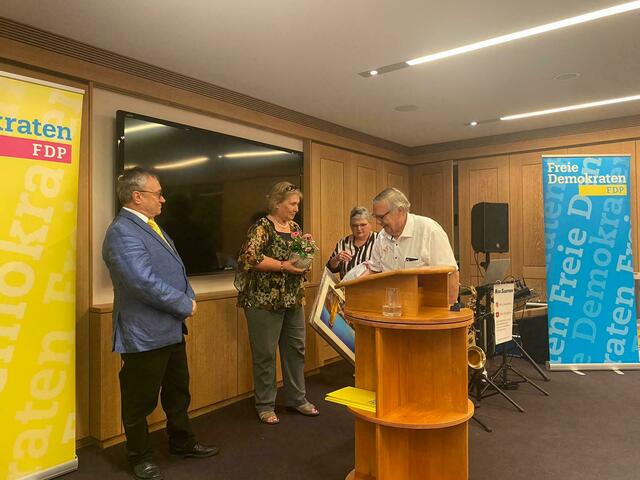 Die Ehrung von Gerhard Feiler