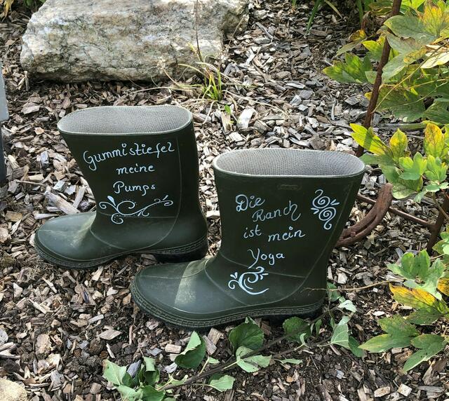 Gummistiefel -  meine Pumps