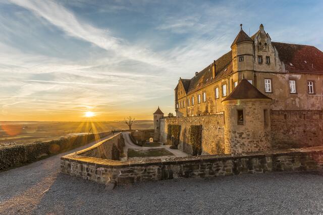 Wunderschöne Abendstimmung auf Burg Stettenfels - abgelichtet von Heimatreporter Egon Groß. | Foto: Egon Groß