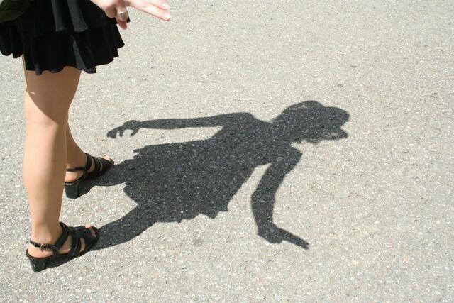 Spiel mit dem Schatten