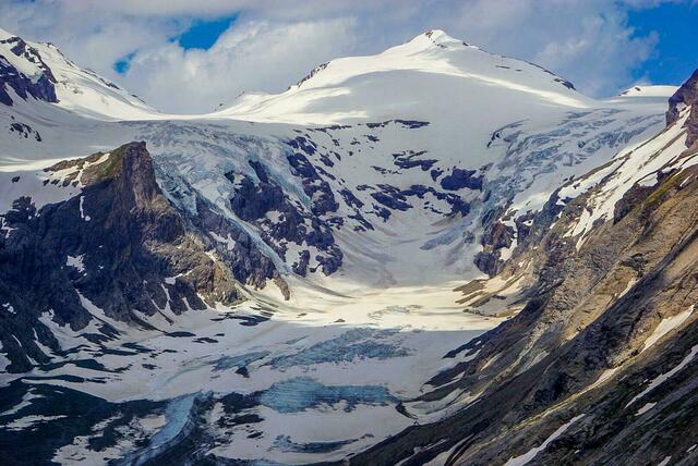 Schatten der Wolken am Großglockner
