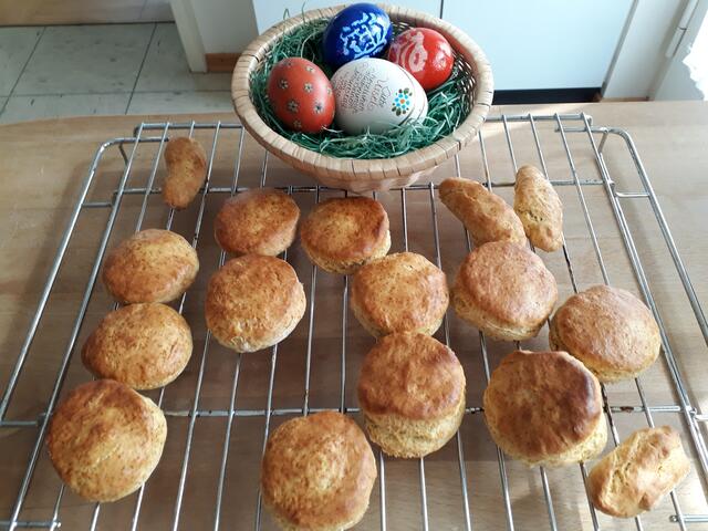 Scones, frisch aus dem Ofen