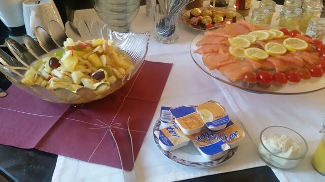 Ausgedehntes Frühstück