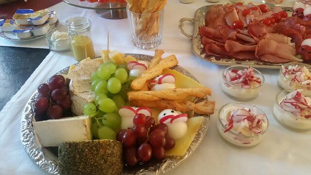 Frühstück Brunch mit Familie